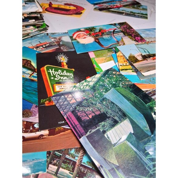 Vintage Postcard 225 Assorted Scenic Motel MCM Holiday 1960s-80s